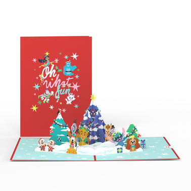 Disney100 Oh What Fun! Pop-Up Card