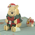 Disney's Winnie the Pooh Merry & Bright Christmas Pop-Up Card