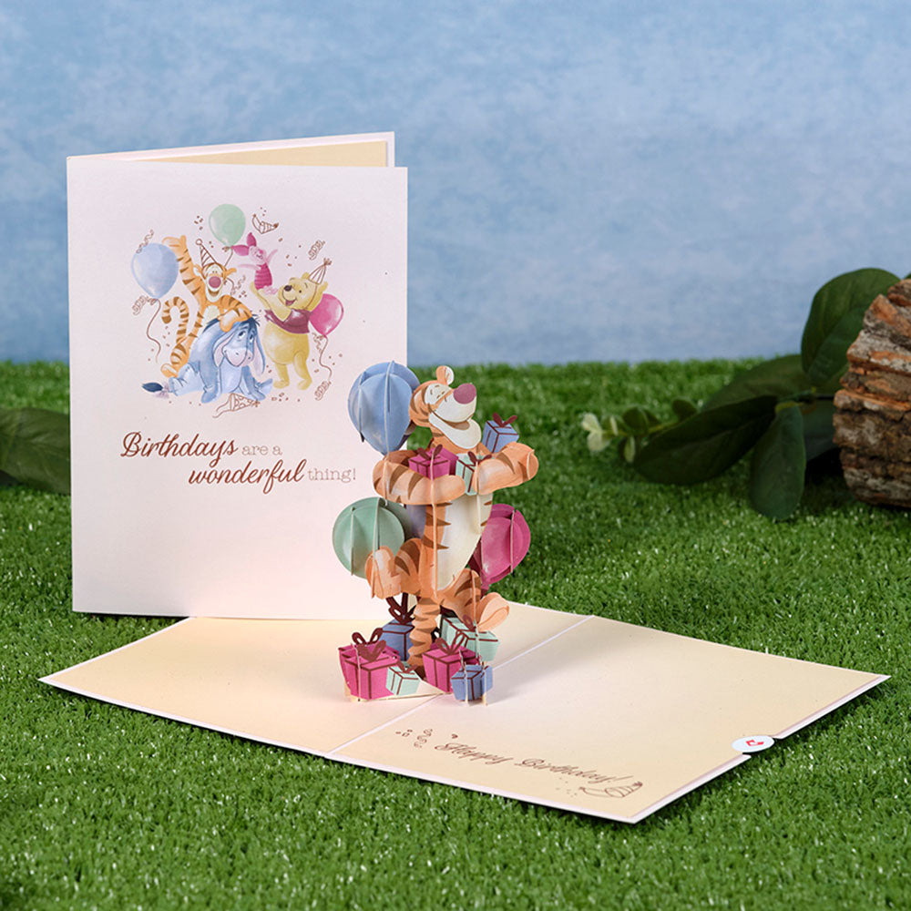 Disney's Winnie The Pooh Tigger Wonderful Birthday Pop-Up Card