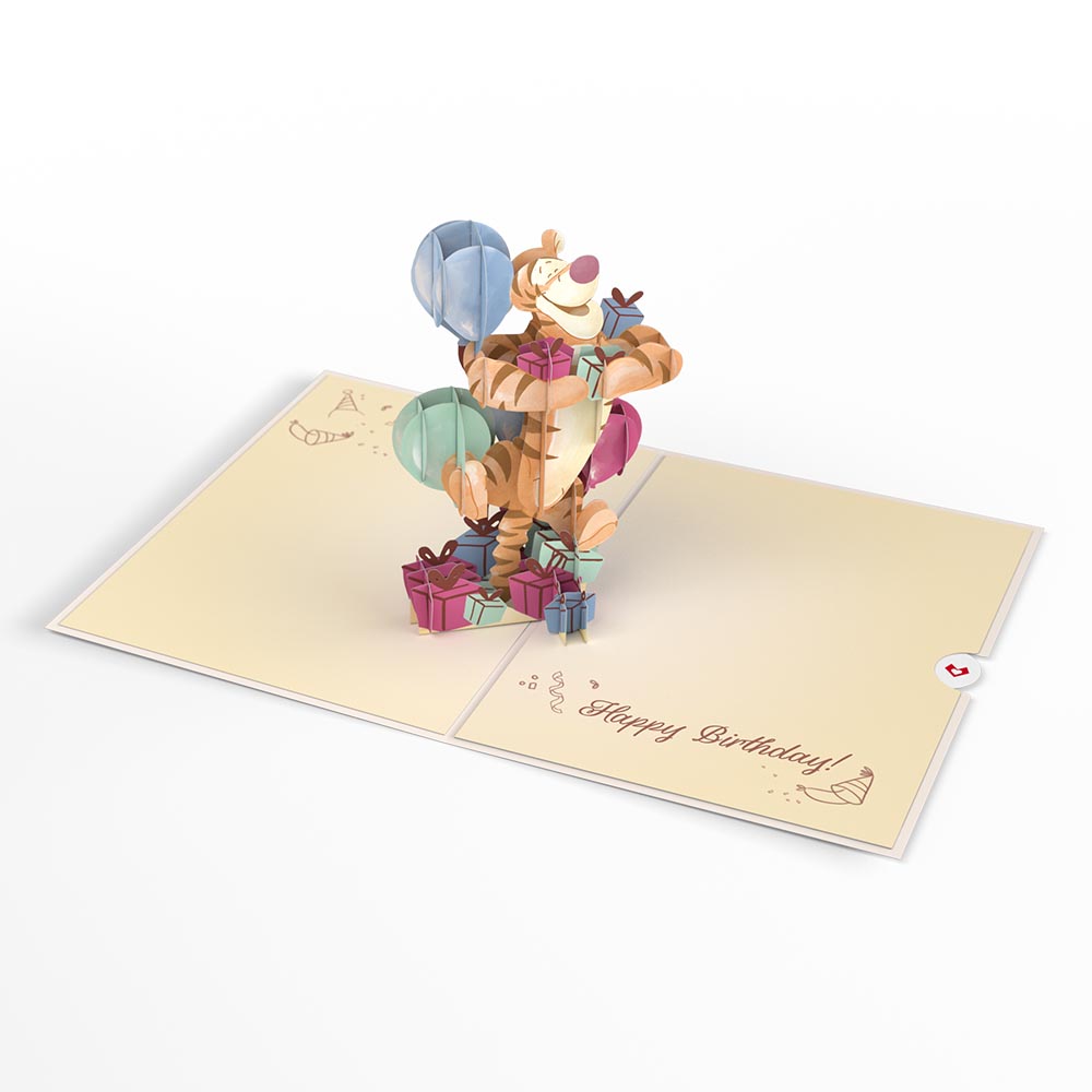 Disney's Winnie The Pooh Tigger Wonderful Birthday Pop-Up Card