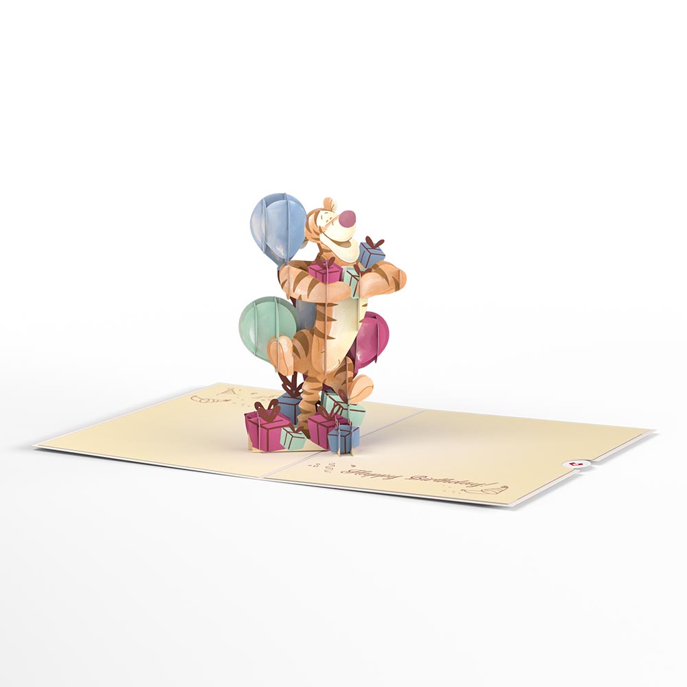 Disney's Winnie The Pooh Tigger Wonderful Birthday Pop-Up Card