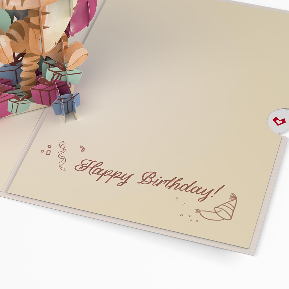 Disney's Winnie The Pooh Tigger Wonderful Birthday Pop-Up Card