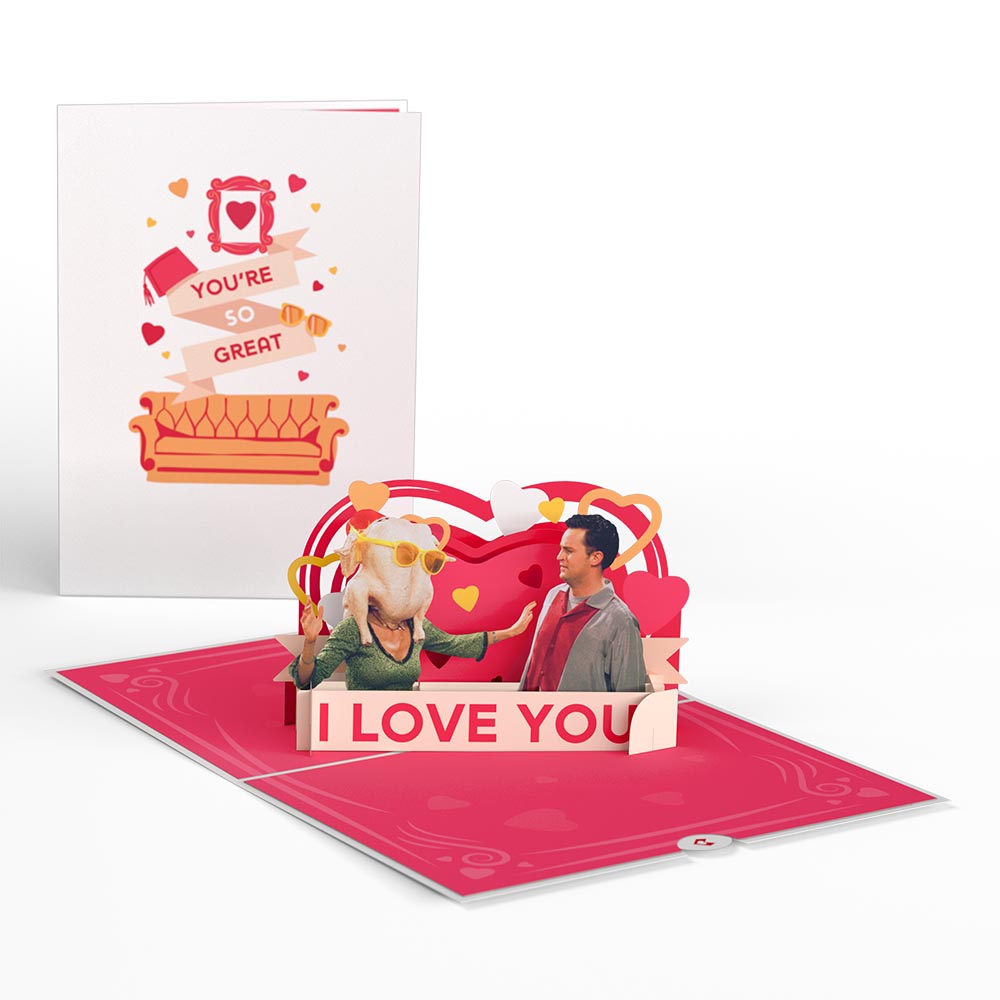 Friends You're So Great, I Love You Pop-Up Card