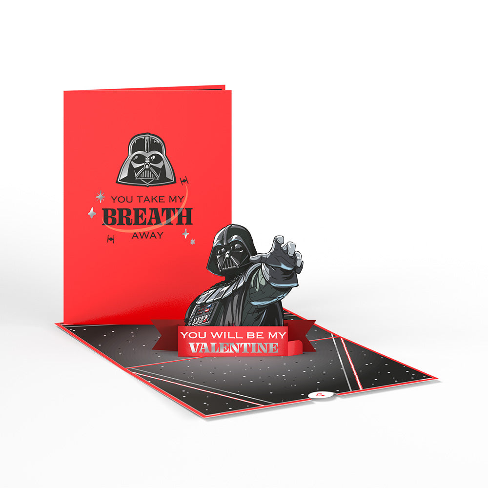 Star Wars™ Darth Vader™ Take My Breath Away Pop-Up Card & Flower Buds Bouquet Bundle