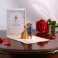 Disney's Beauty and The Beast Enchanted Love Pop-Up Card