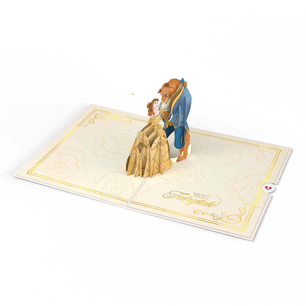 Disney's Beauty and The Beast Enchanted Love Pop-Up Card