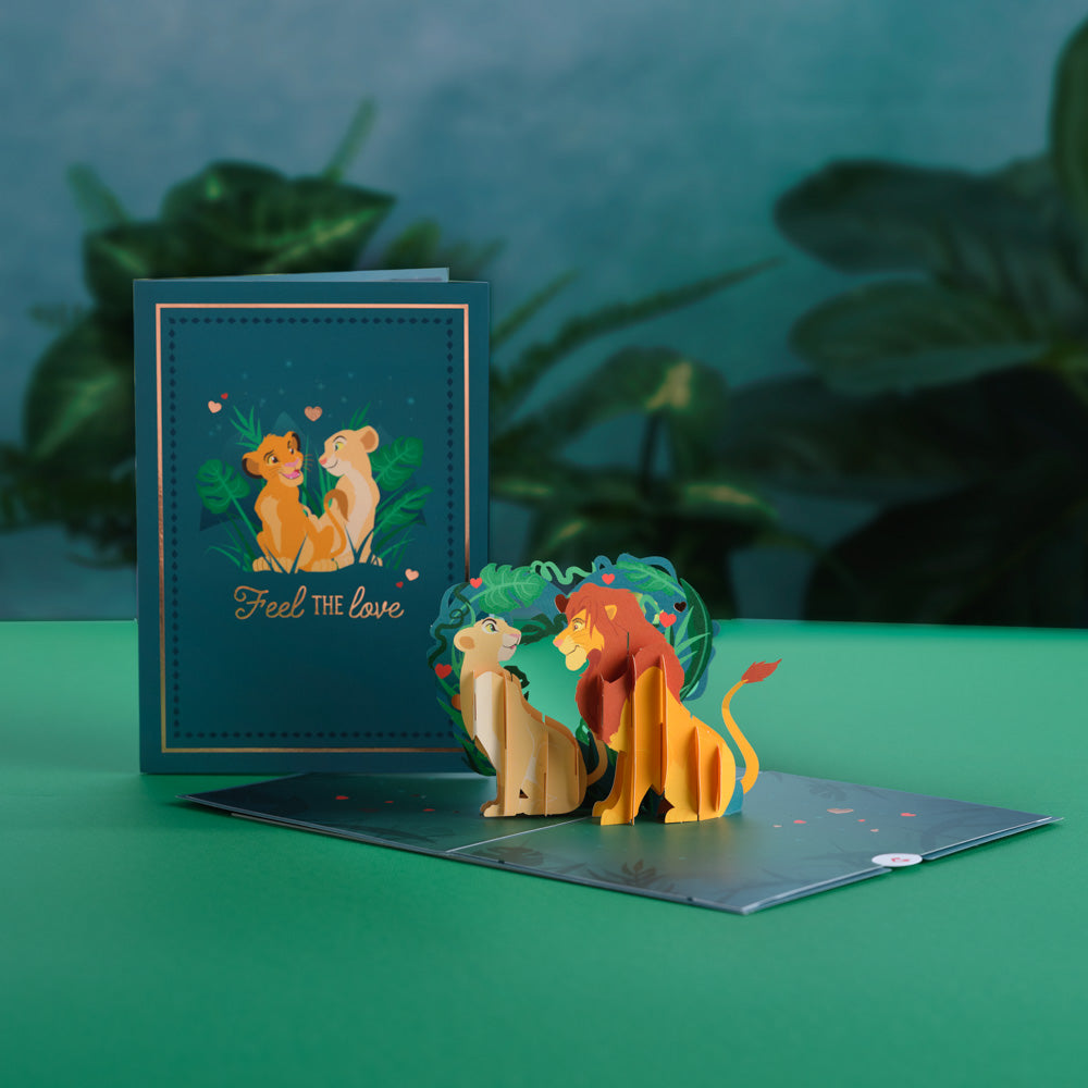 Disney's The Lion King Feel The Love Pop-Up Card