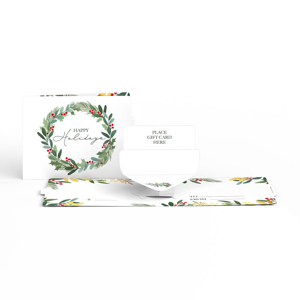 Happy Holidays Gift Card Holders 6-Pack