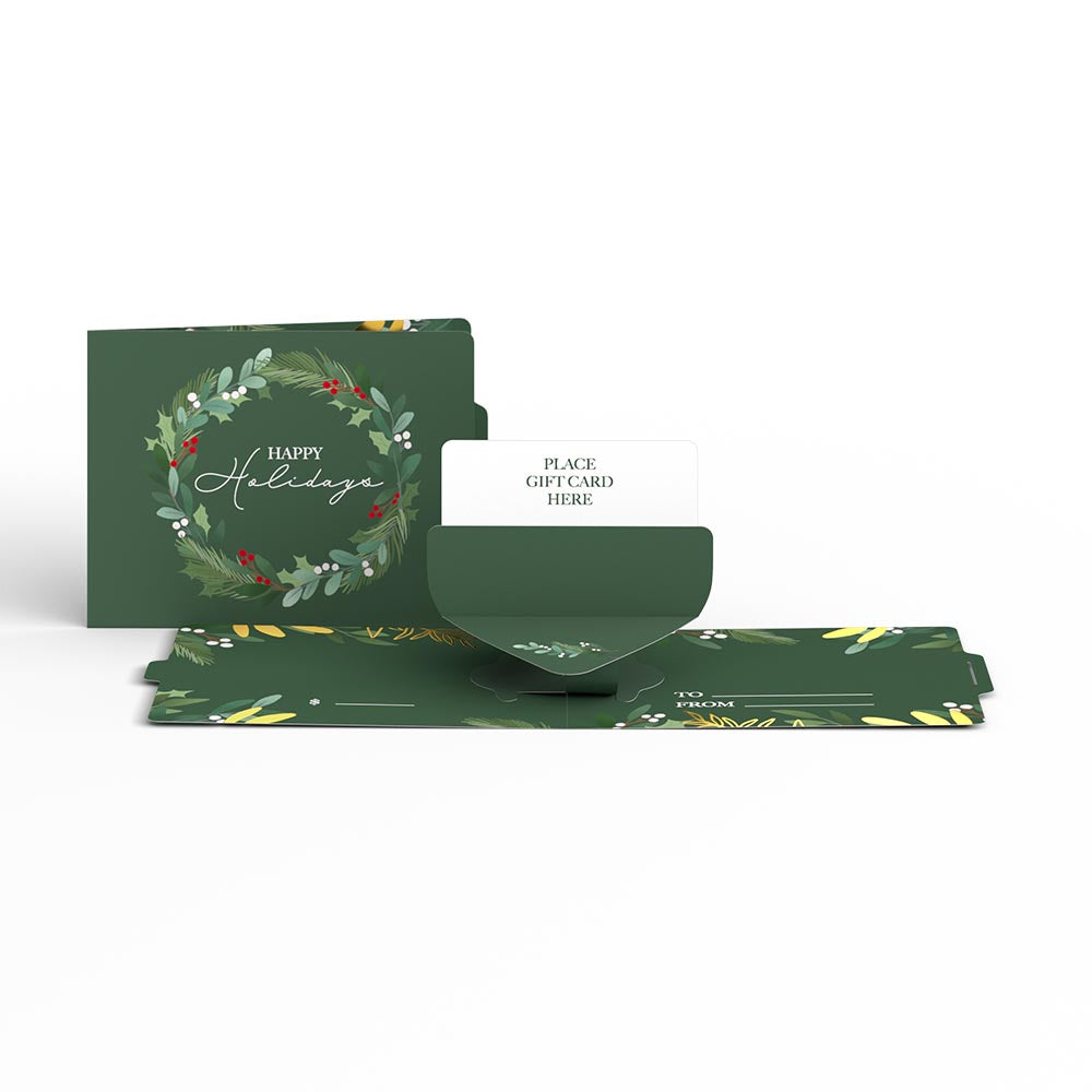 Happy Holidays Gift Card Holders 6-Pack