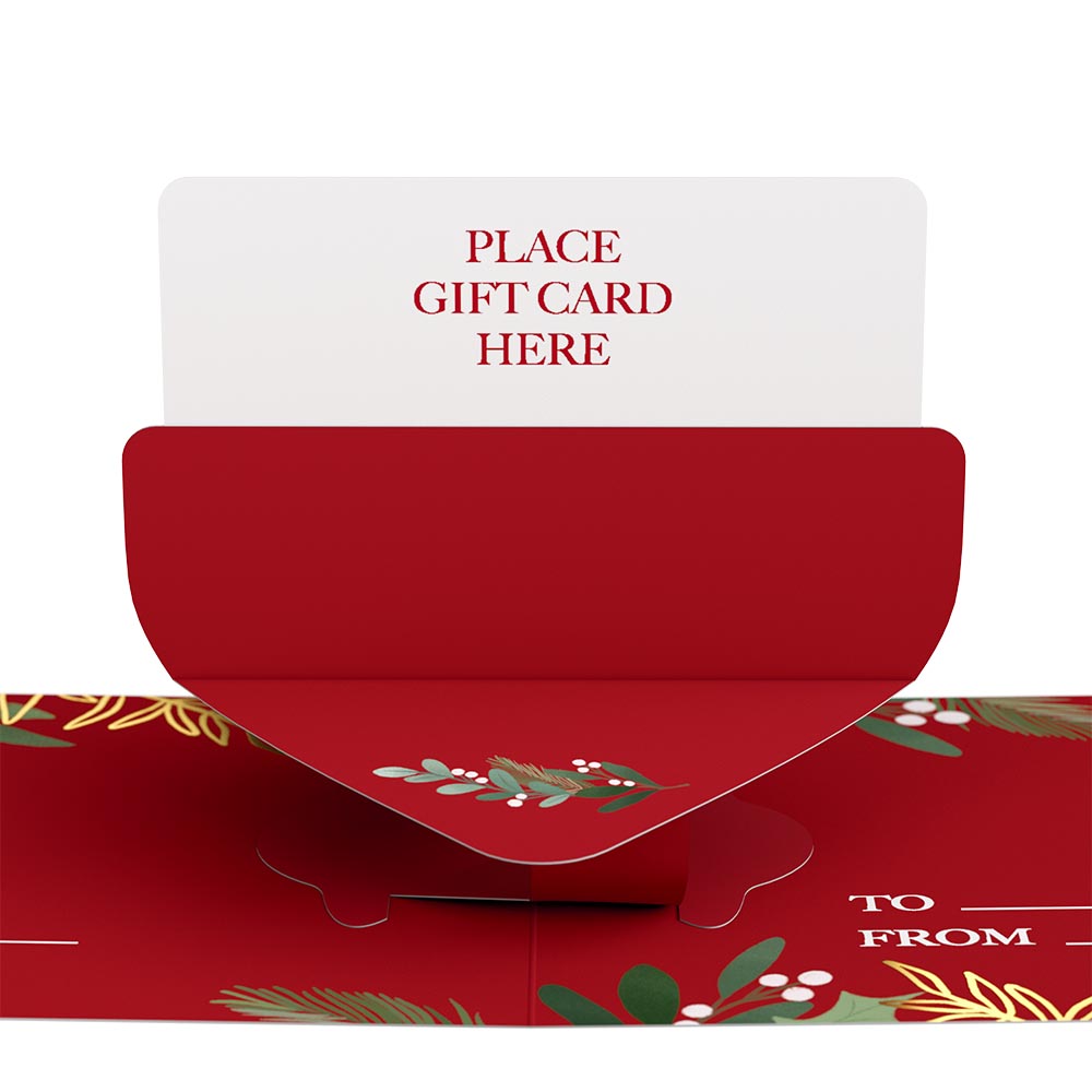 Happy Holidays Gift Card Holders 6-Pack