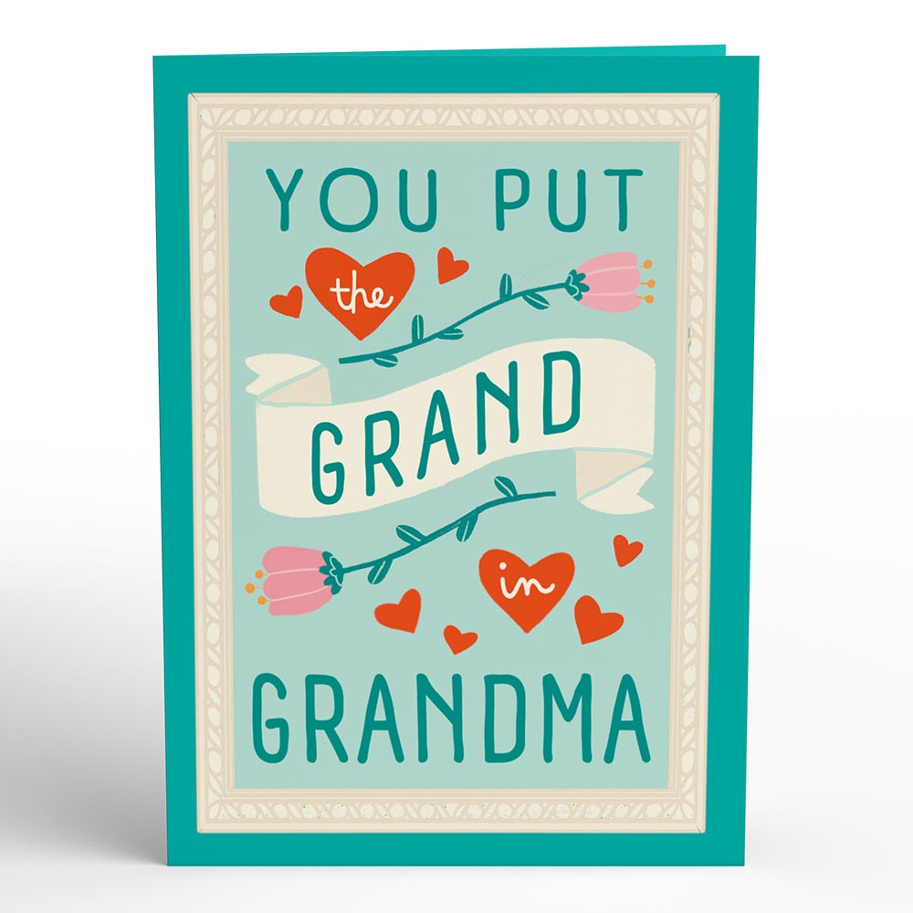 You Put the Grand in Grandma Pop-Up Card