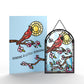 Sending Sunshine Cardinal Suncatcher Card & Pop-Up Bouquet Bundle