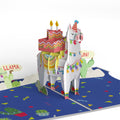 Birthday Party Animals 4-in-1 Nesting Card