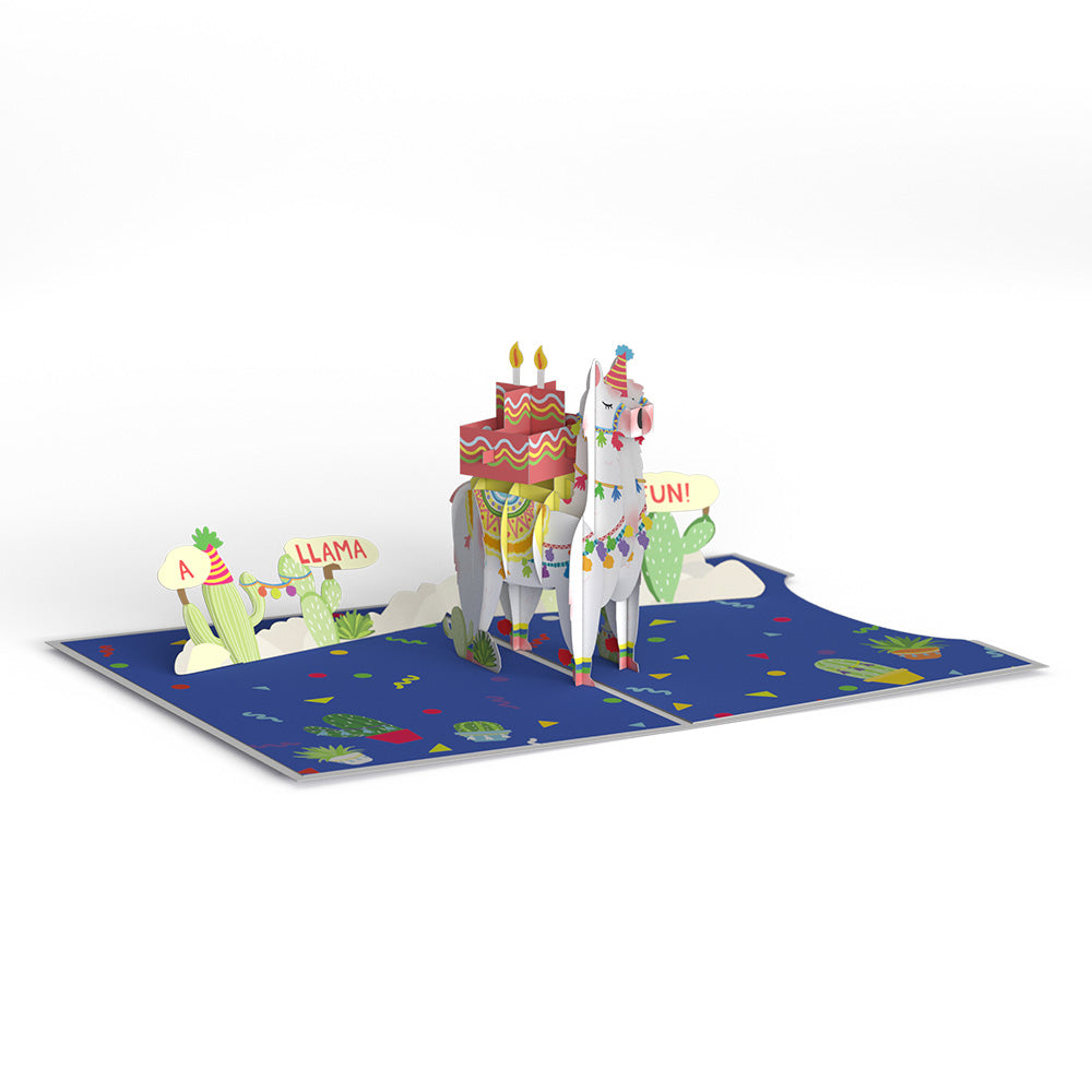 Birthday Party Animals 4-in-1 Nesting Card
