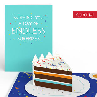 Happy Birthday Endless Surprises 4-in-1 Nesting Card