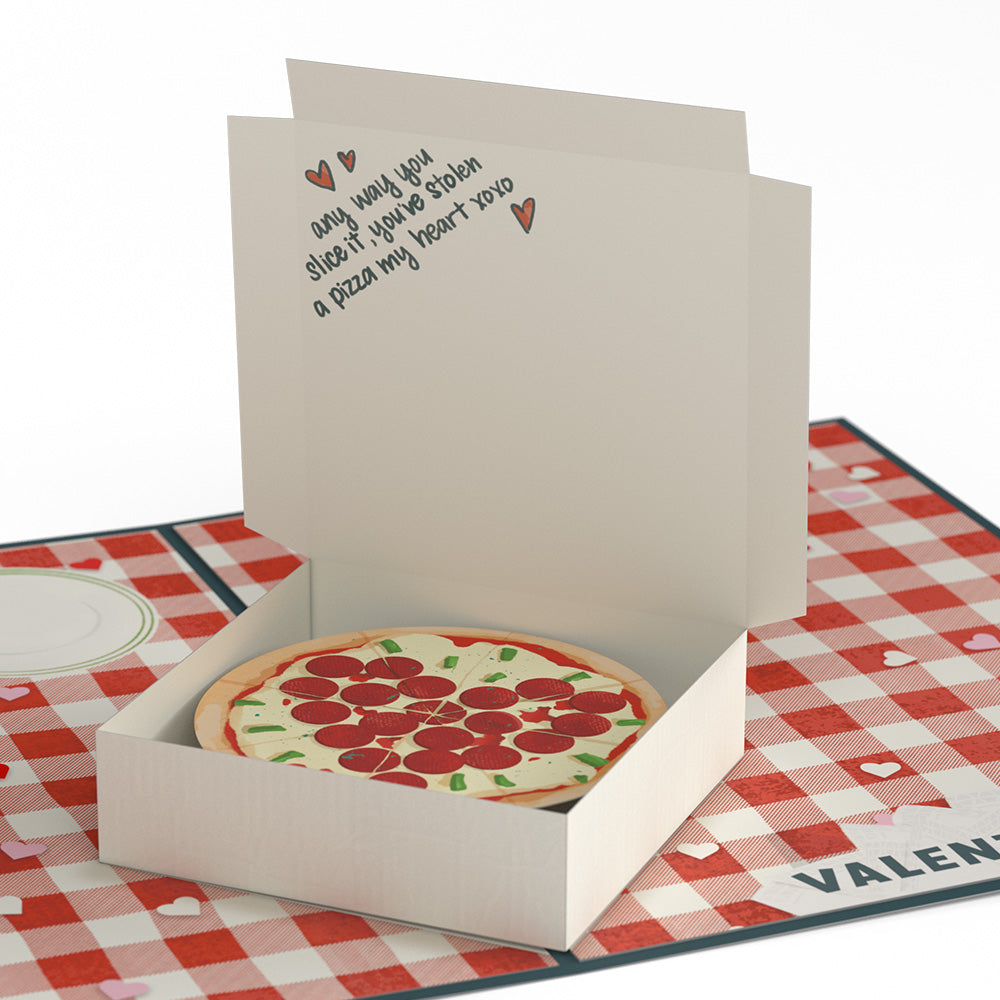 Pizza Valentine Pop-Up Card
