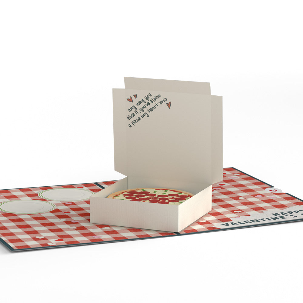 Pizza Valentine Pop-Up Card