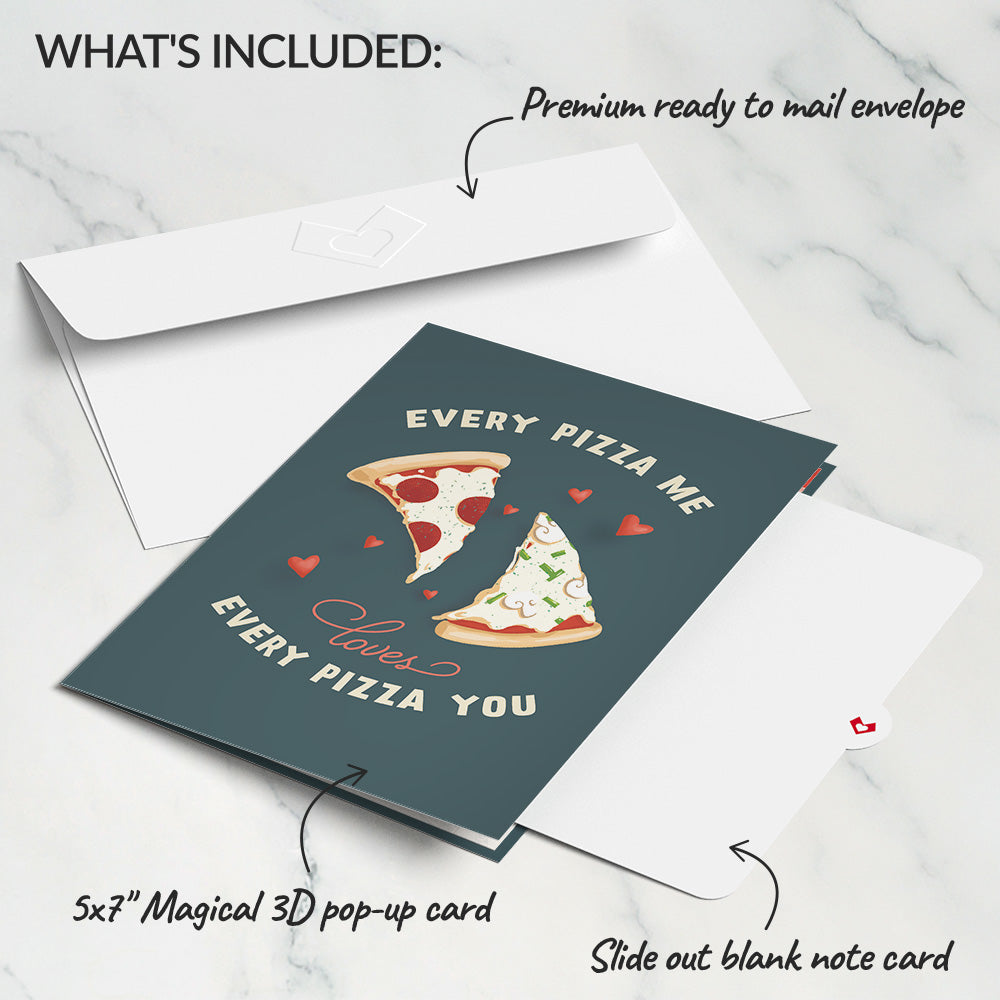Pizza Valentine Pop-Up Card