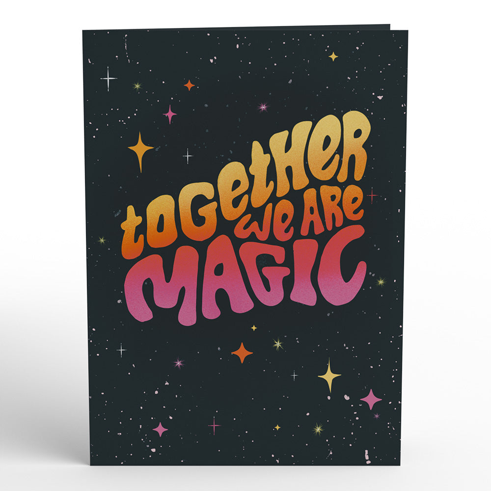 Together We are Magic Mushrooms Pop-Up Card