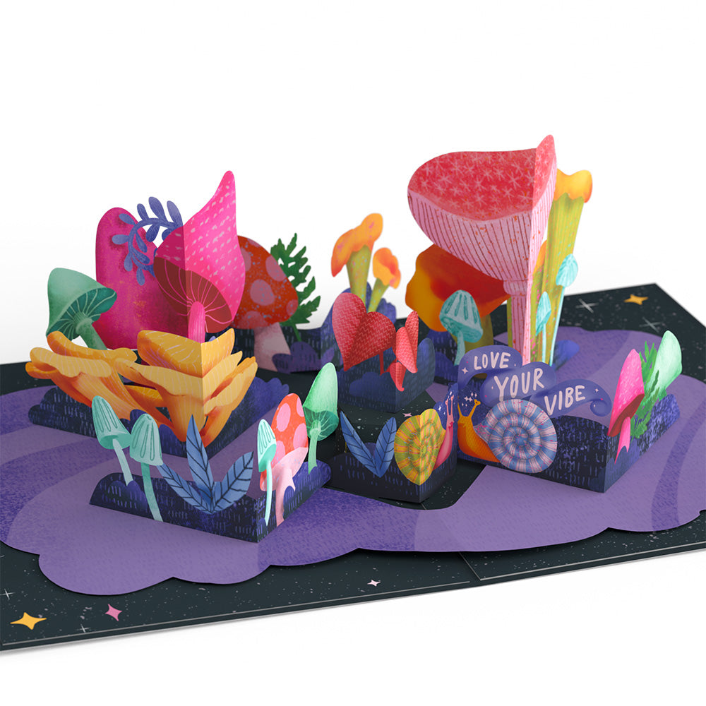 Together We are Magic Mushrooms Pop-Up Card
