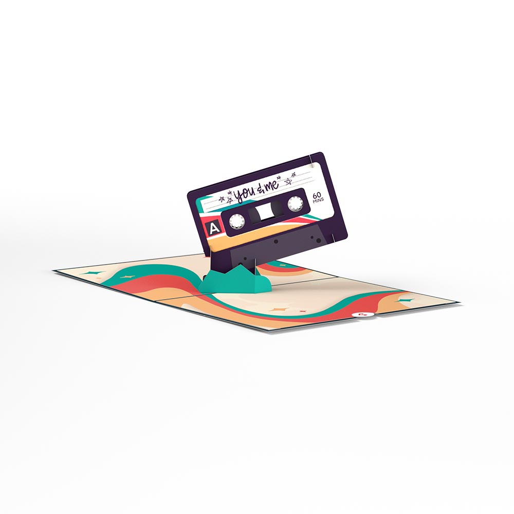 The Perfect Mixtape Pop-Up Card