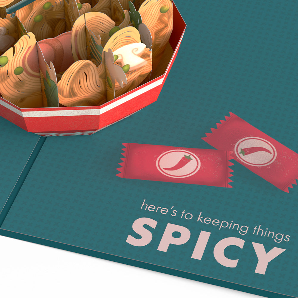 Send Noods Spicy Pop-Up Card