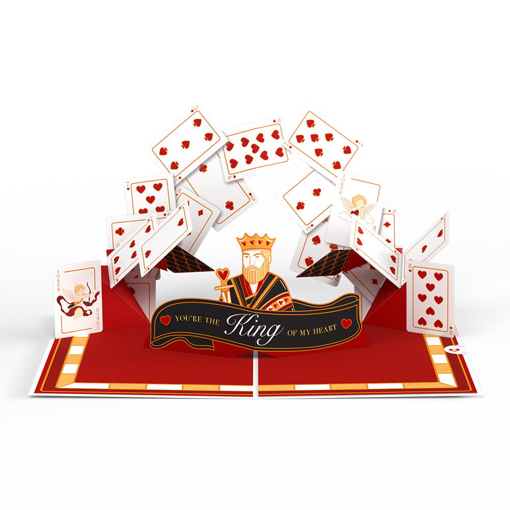 King of My Heart Pop-Up Card