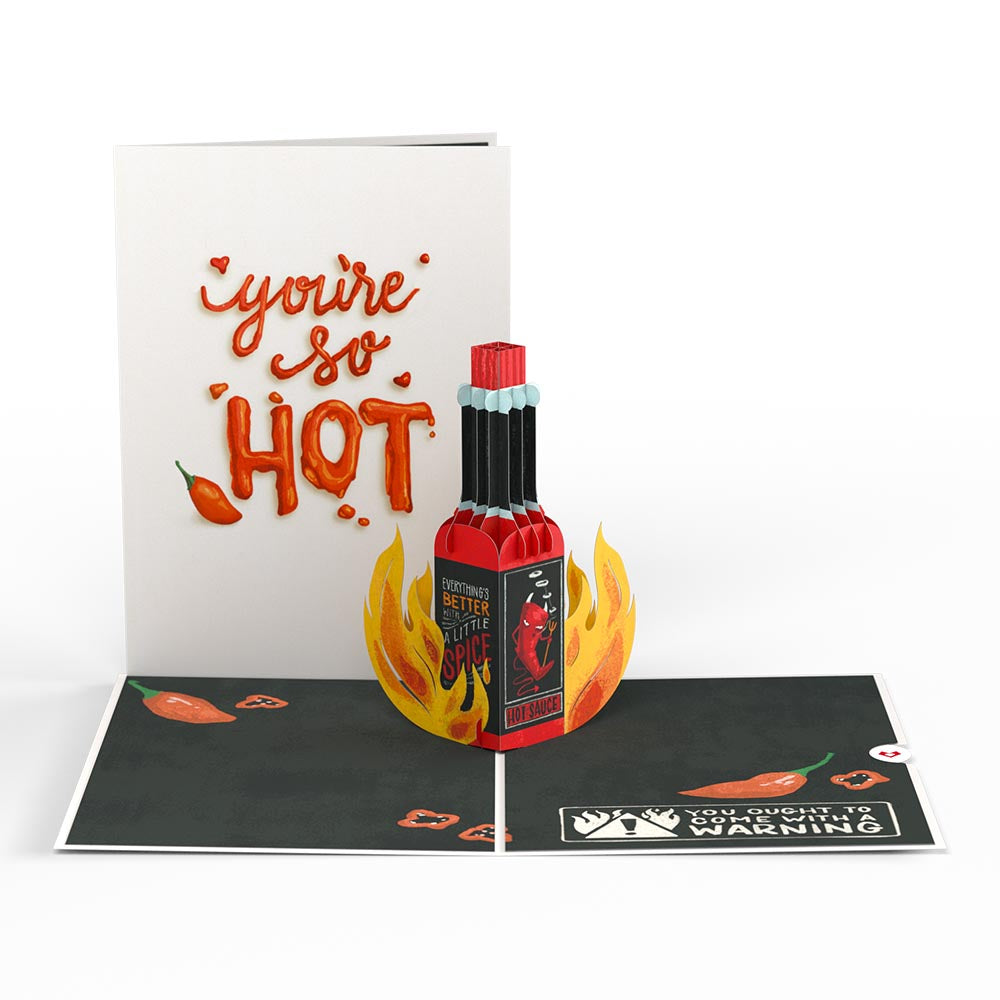 You’re So Hot - Hot Sauce Pop-Up Card