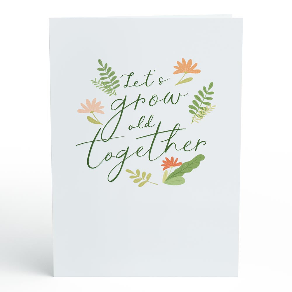 Let’s Grow Old Together Pop-Up Card