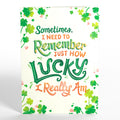 How Lucky I Am Pop-Up Card