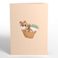 Thinking of You Flower Cart Pop-Up Card