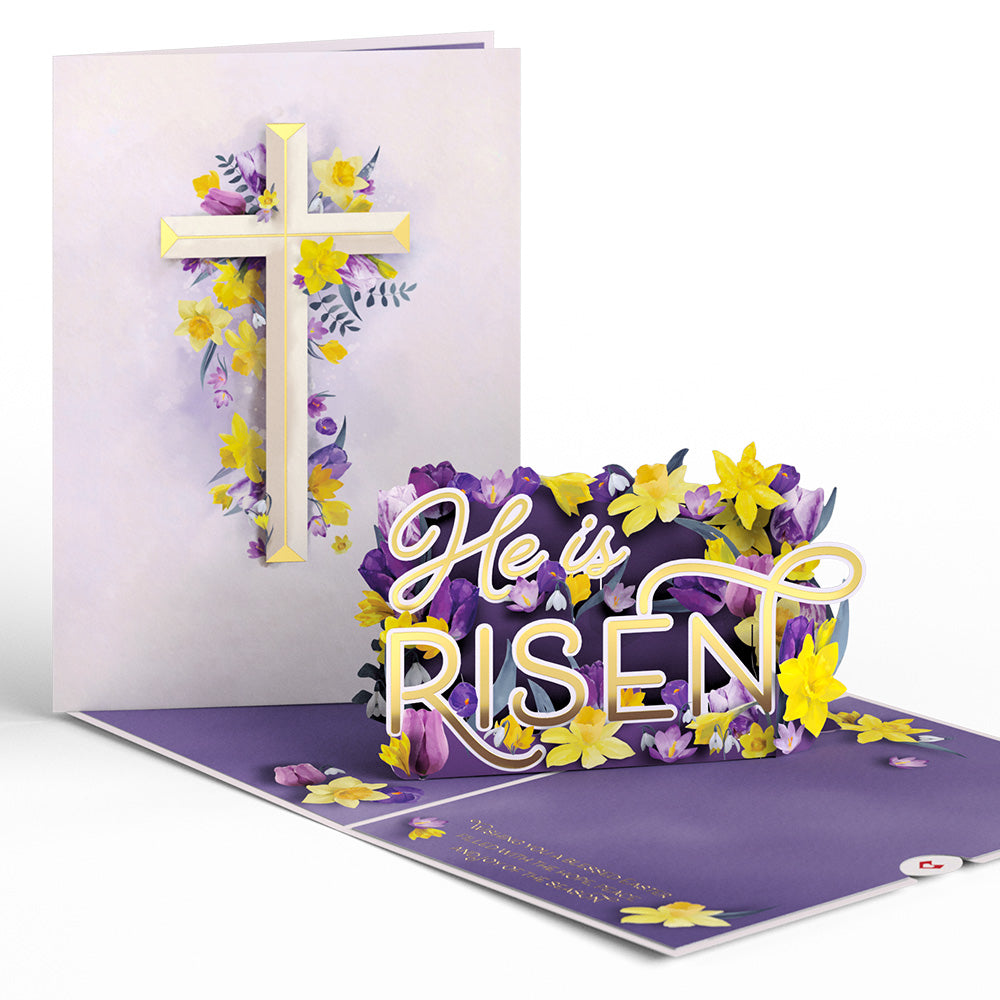 Easter He is Risen Pop-Up Card