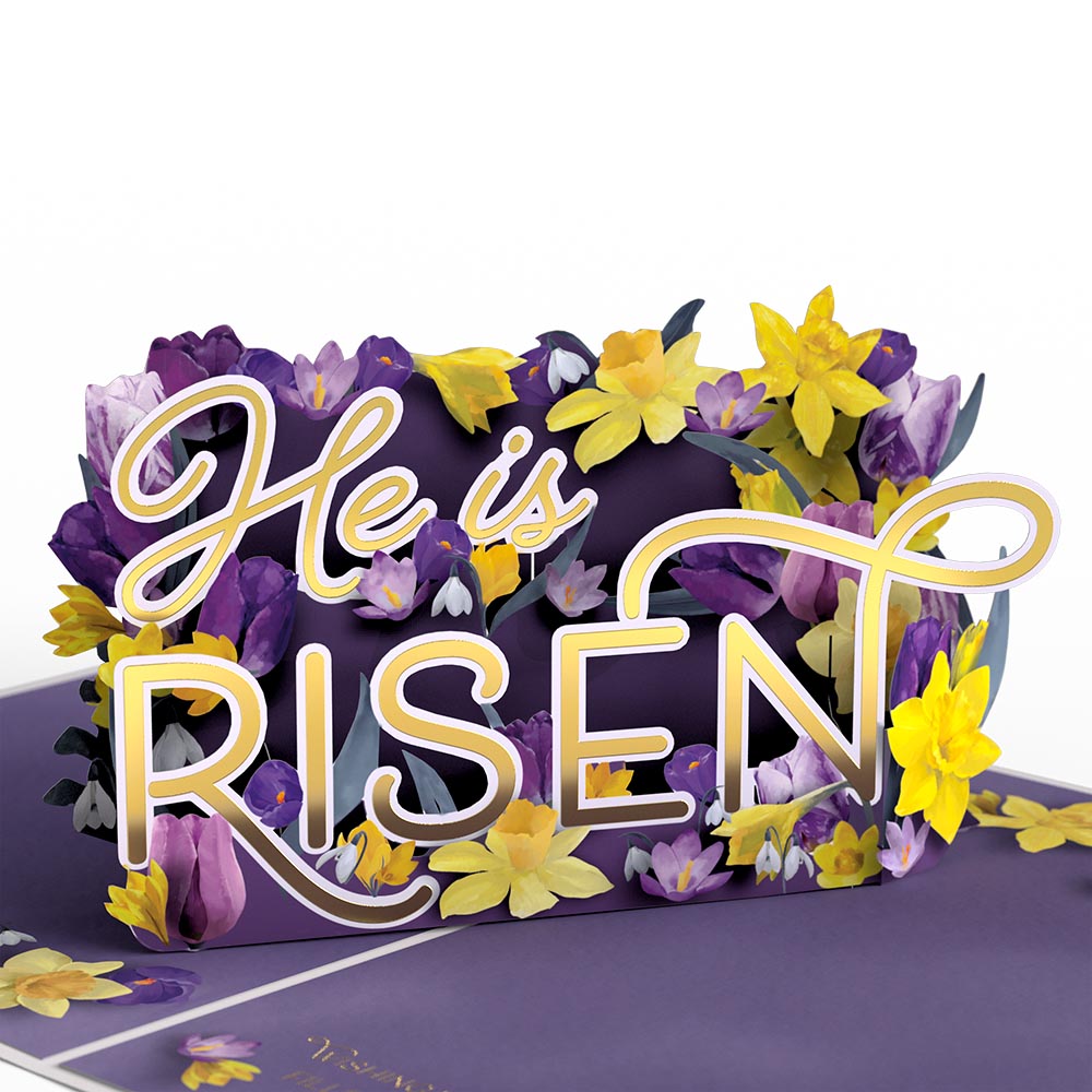 Easter He is Risen Pop-Up Card
