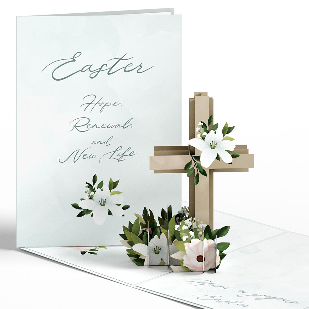 Joyous Easter Cross Pop-Up Card