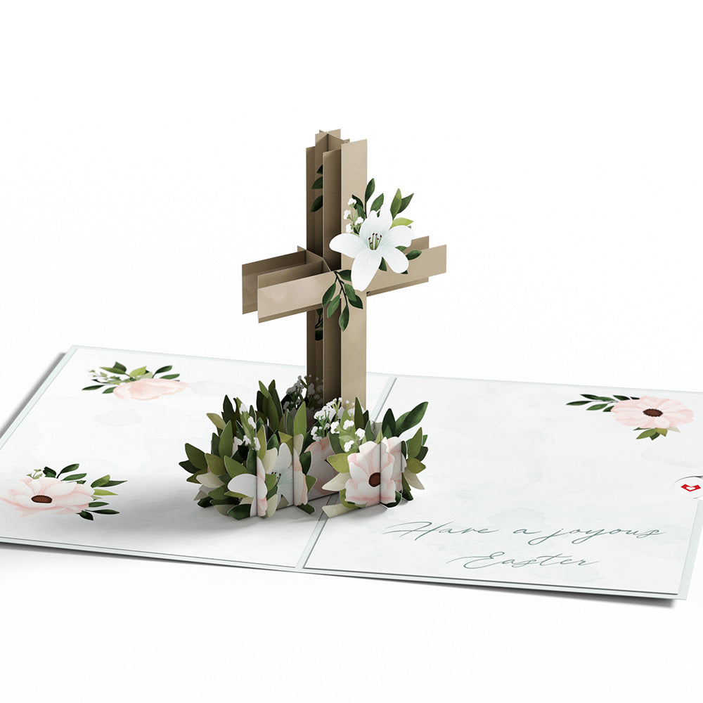 Joyous Easter Cross Pop-Up Card