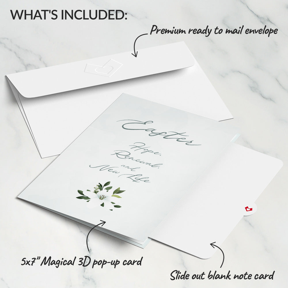 Joyous Easter Cross Pop-Up Card
