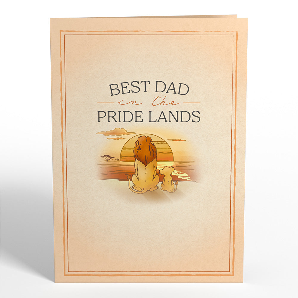Disney's The Lion King Best Dad in the Pride Lands Pop-Up Card