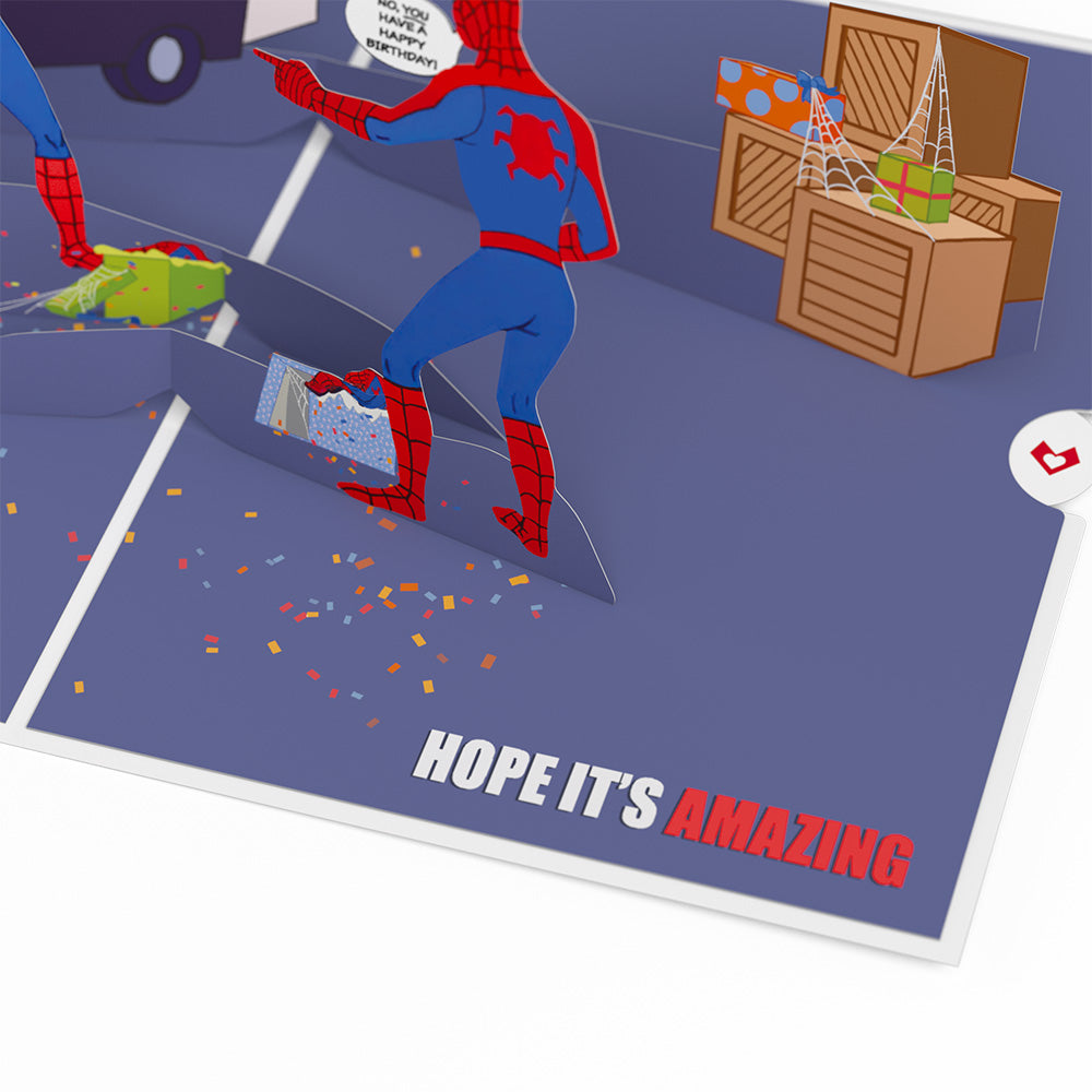 Marvel Spider-Man Spidey Sense Birthday Pop-Up Card