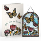 You Are So Loved Butterfly Suncatcher Card & Bouquet Bundle
