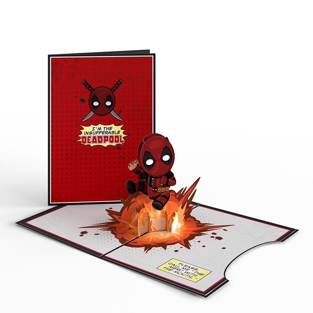 Marvel Deadpool Birthday 4-in-1 Nesting Card