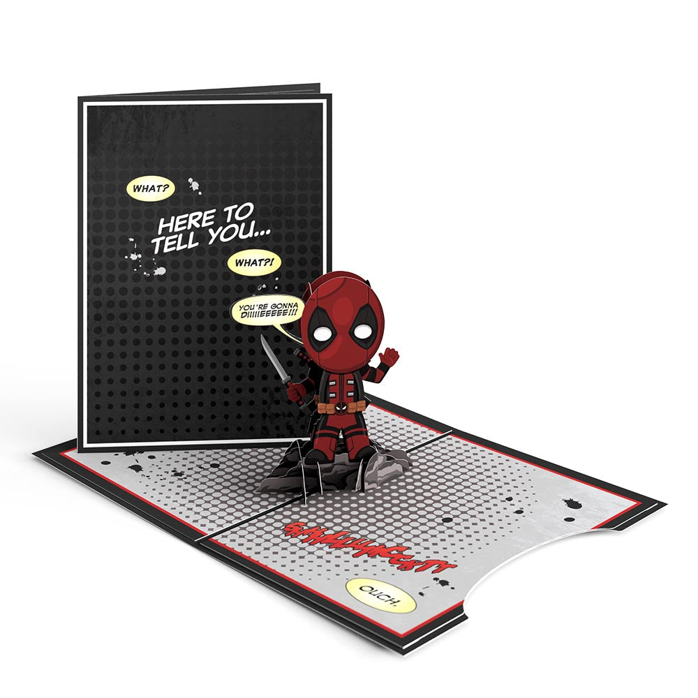 Marvel Deadpool Birthday 4-in-1 Nesting Card