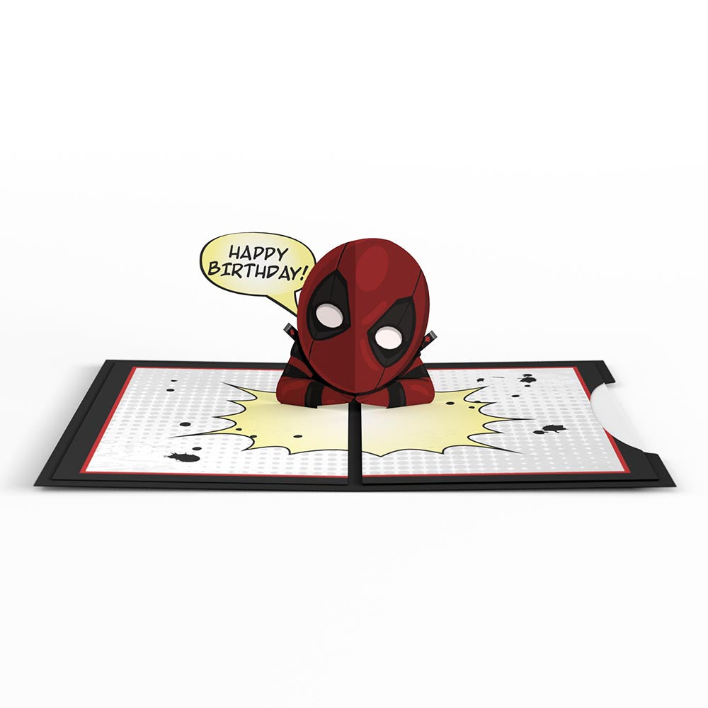 Marvel Deadpool Birthday Nesting Card