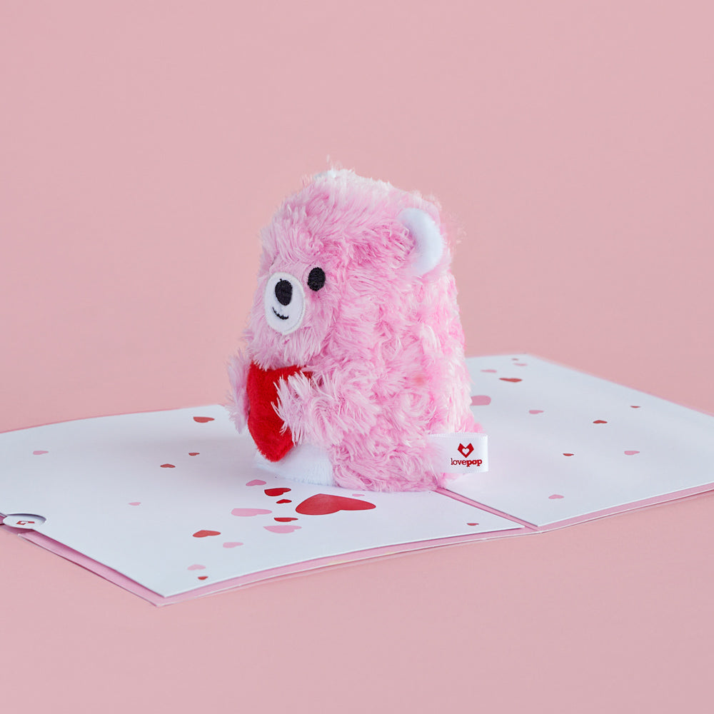 'You Make Me Beary Happy' Plushpop Card