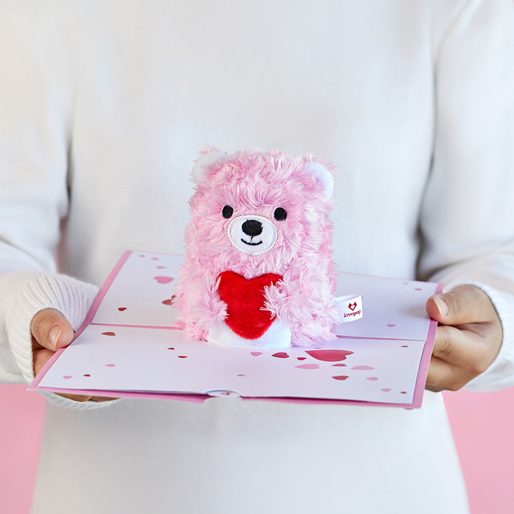 'You Make Me Beary Happy' Plushpop Card