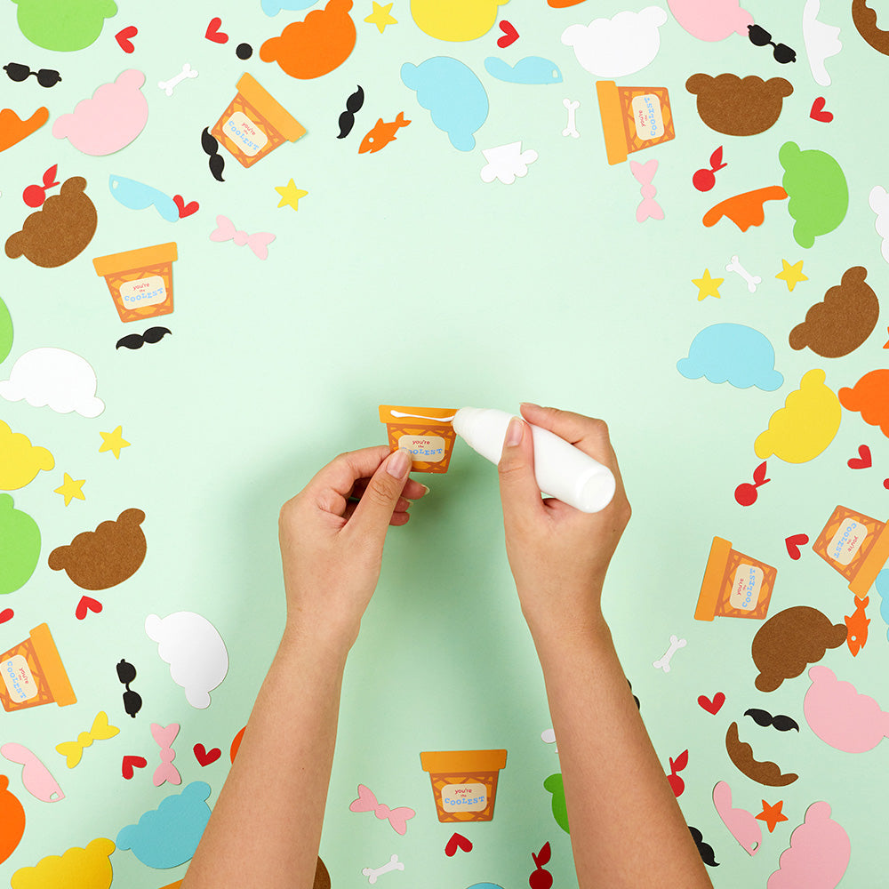 Valentine's Day Craft Kit Make-Your-Own Ice Cream Cones