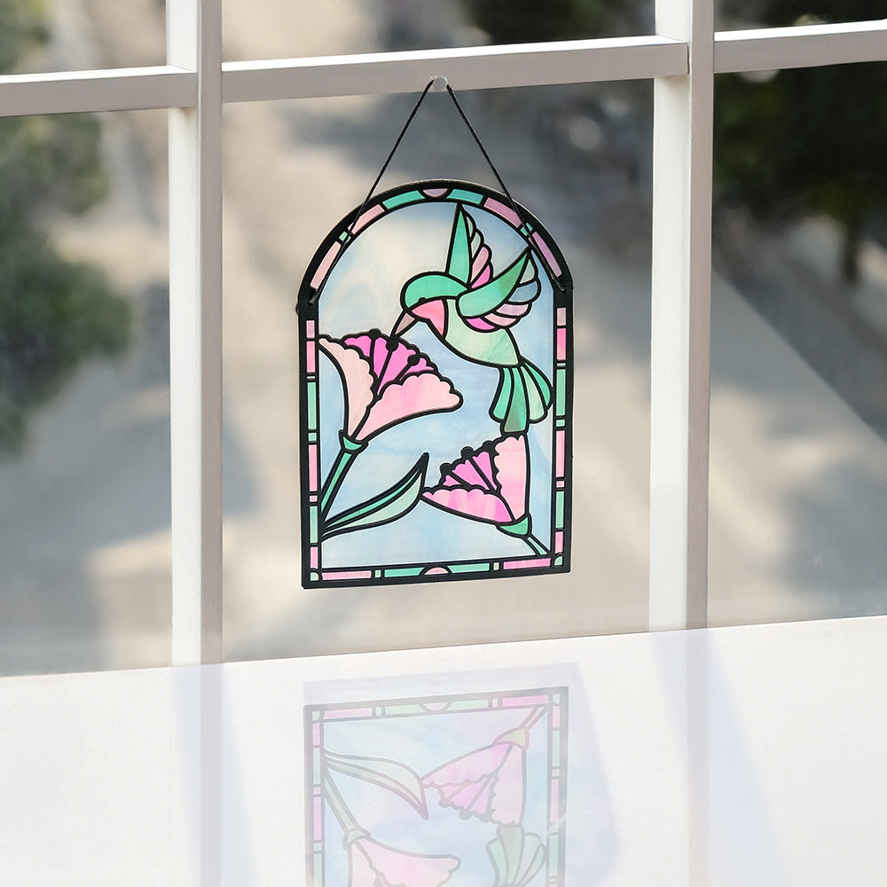 Blessing to Have a Mom Like You Hummingbird Suncatcher Card