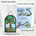 Happy Mother's Day Robins Suncatcher Card