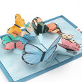 Celebration of Life Sympathy Butterflies Pop-Up Card