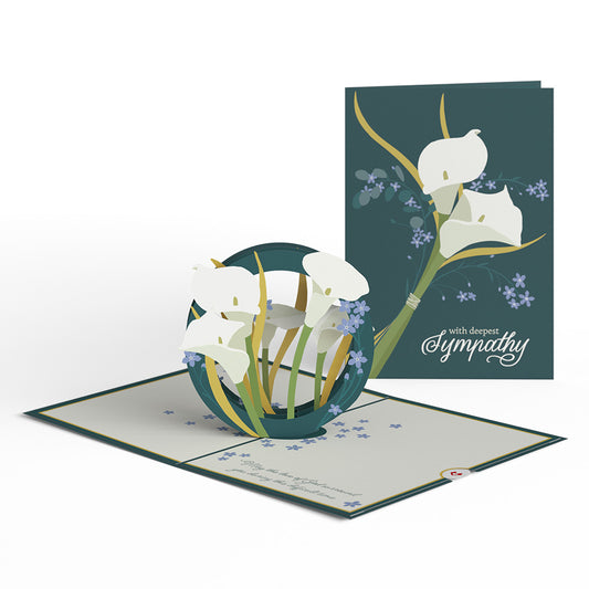With Deepest Sympathy Pop-Up Card