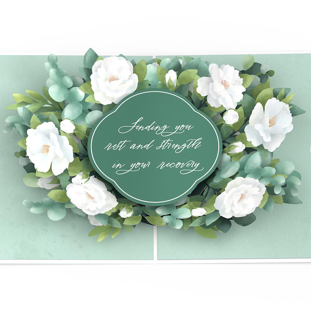 Sending You Rest And Strength Pop-Up Card